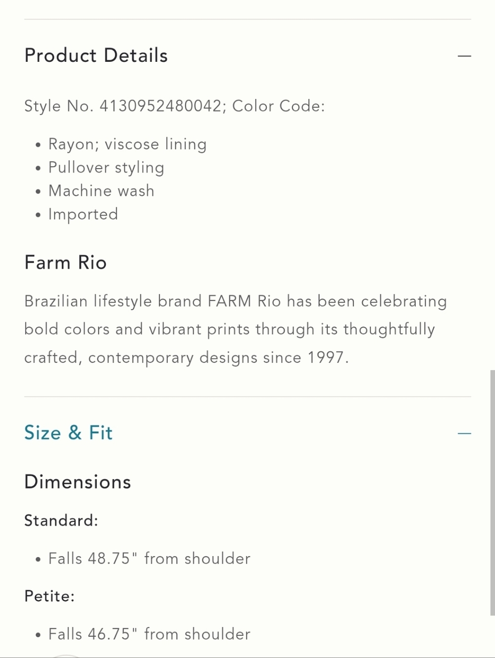 Farm Rio Dress - Picture 9 of 9